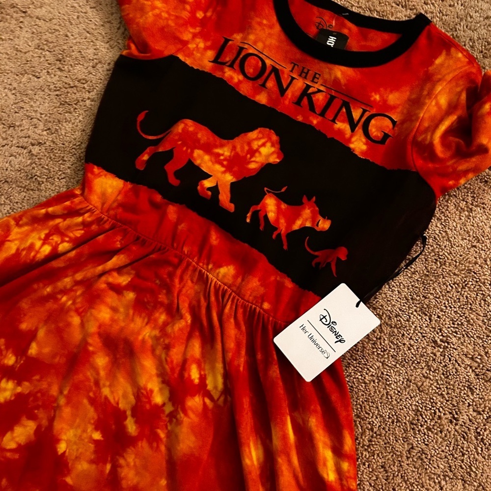 Lion King Graphic Dress - Orange - Picture 6 of 8